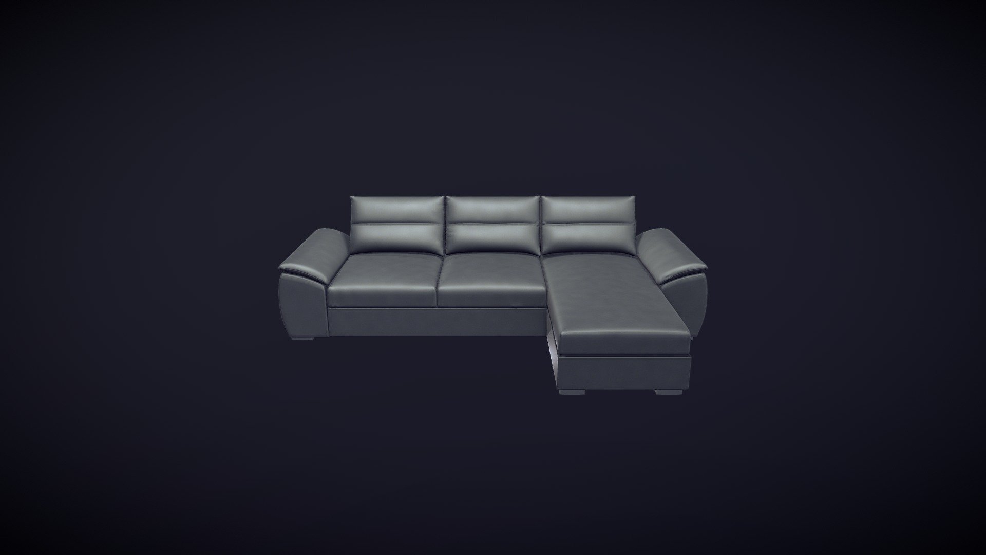 Canape L - 3D model by Nelli Studio (@nellistudio) [b7d3e57] - Sketchfab