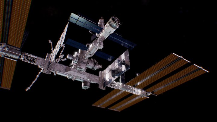 International Space Station : ISS 3D Model