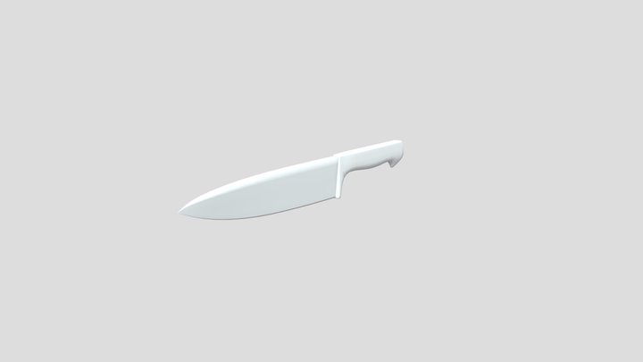 Kitchen knife 3D modeling 3D Model