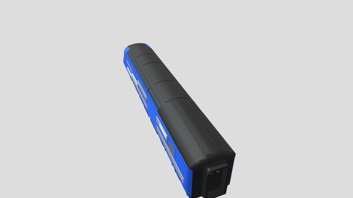 Class 43 hst 43159 (in midland mainline livery) 3D Model