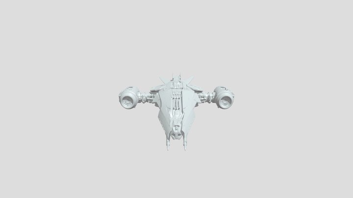 Sci-fi spaceship