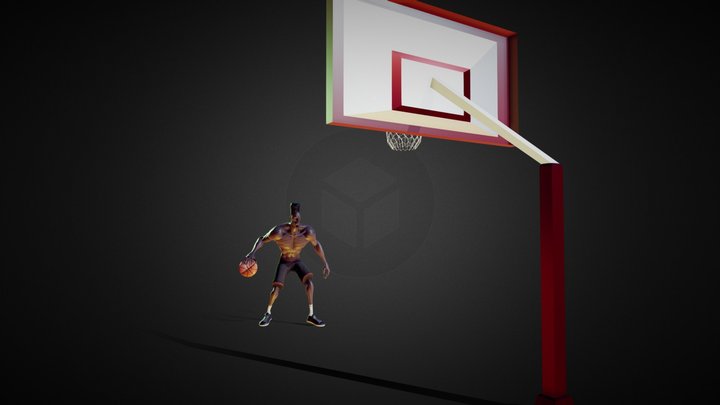 Basketball Player 3D Model