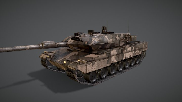 Main Tank |Game-Ready| 3D Model