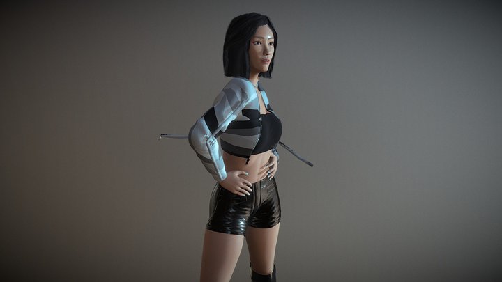 Ryujin - Wannabe - ITZY - Animation 3D Model