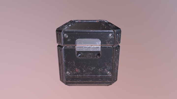 GART130 - Scifi Crate 3D Model