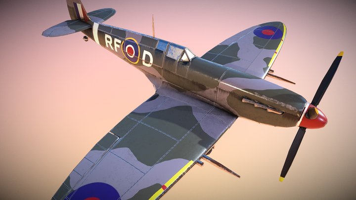 SUPERMARINE SPITFIRE 3D Model
