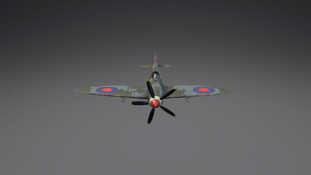 Supermarine Spitfire Mk. IX - TD314 3D Model