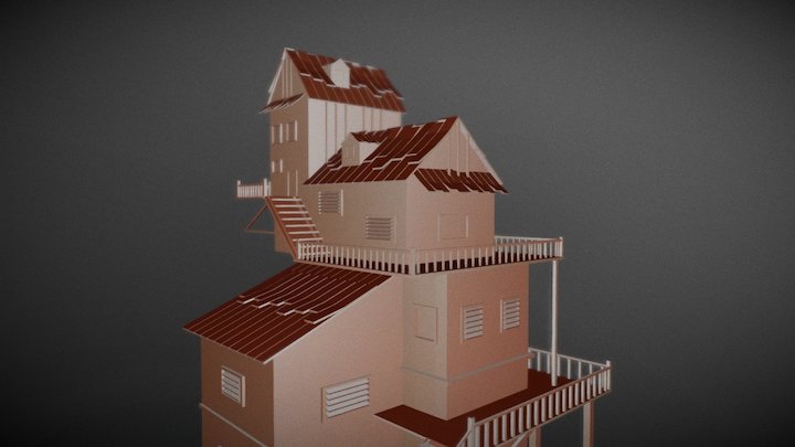 Tree House 3D Model