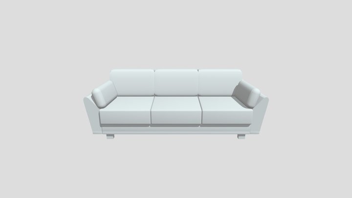 Sofa 3D Model ( Textured ) ( GameReady ) 3D Model