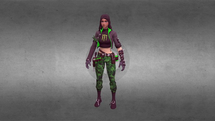 monster skin 3D Model