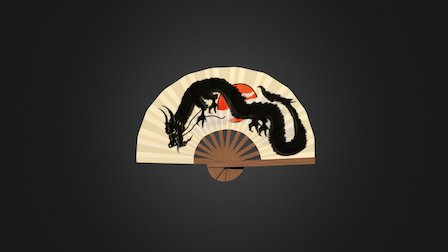 Dragon Fan 3D Model