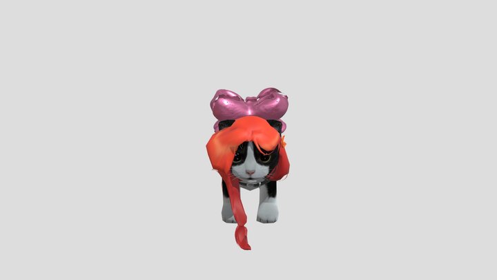 Cat dressed in accessories by BariskPaw – Modello 3D gratuito STL