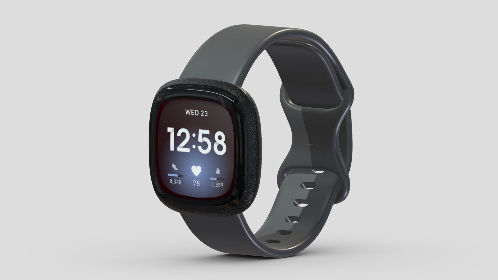 Fitbit Versa 3 - Buy Royalty Free 3D model by Frezzy (@frezzy3d ...