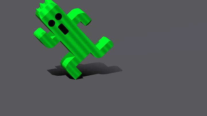 Cactuar 3D Model