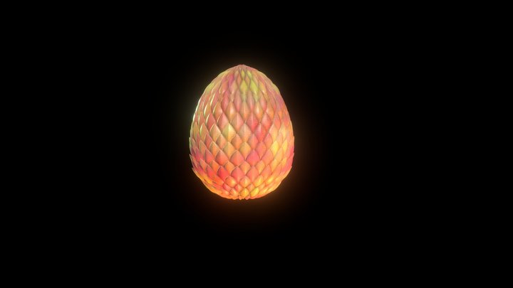Dragon egg 3D Model