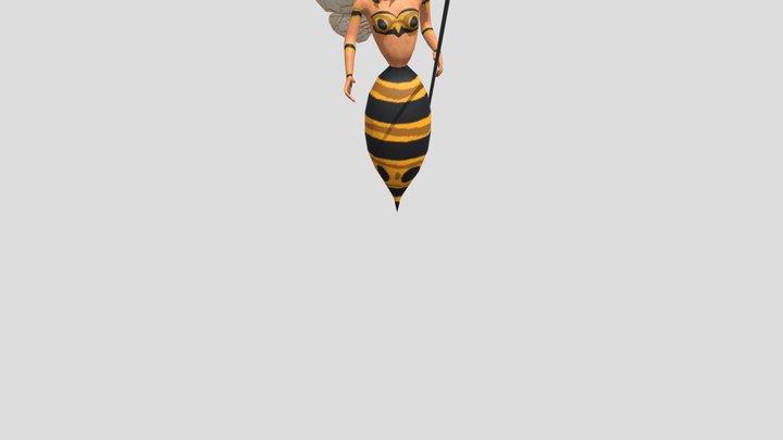 WaspWoman 3D Model