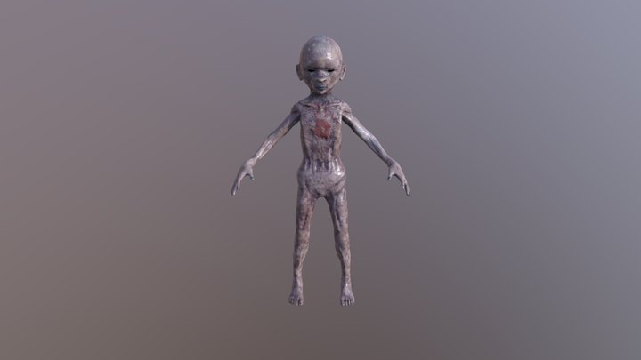 Alien Creature 3D Model