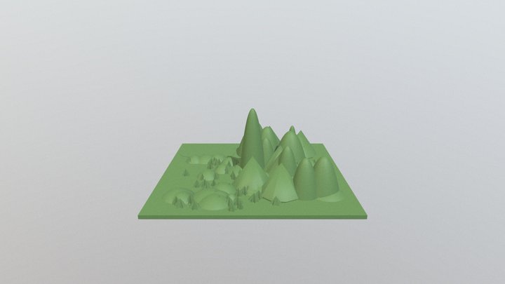 Mountain Landscape #1 3D Model