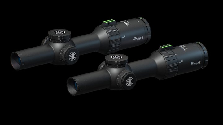 Sig Sauer TANGO4 1-4X24 Scope Highpoly & Lowpoly – Modello 3D gratuito STL