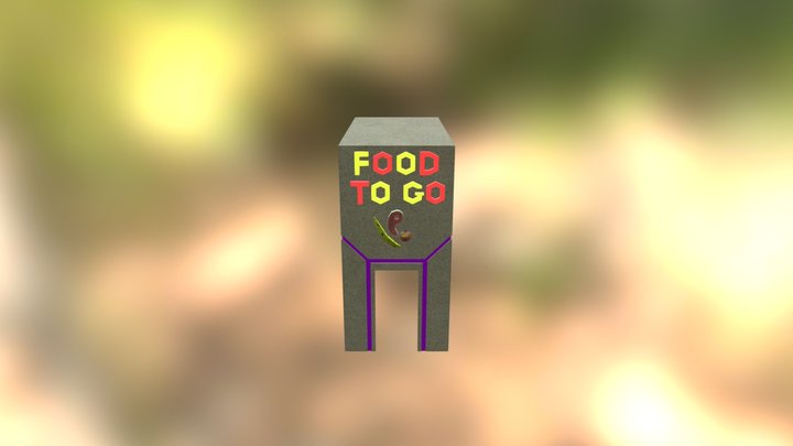 Food Vendor 3D Model