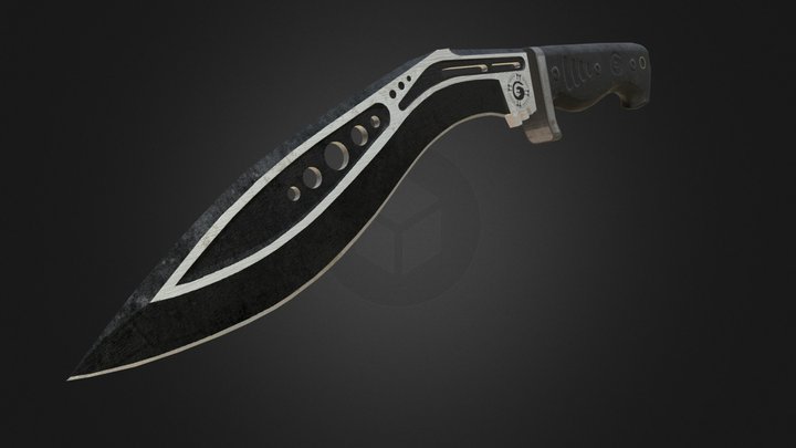 Kukri Knife 3D Model