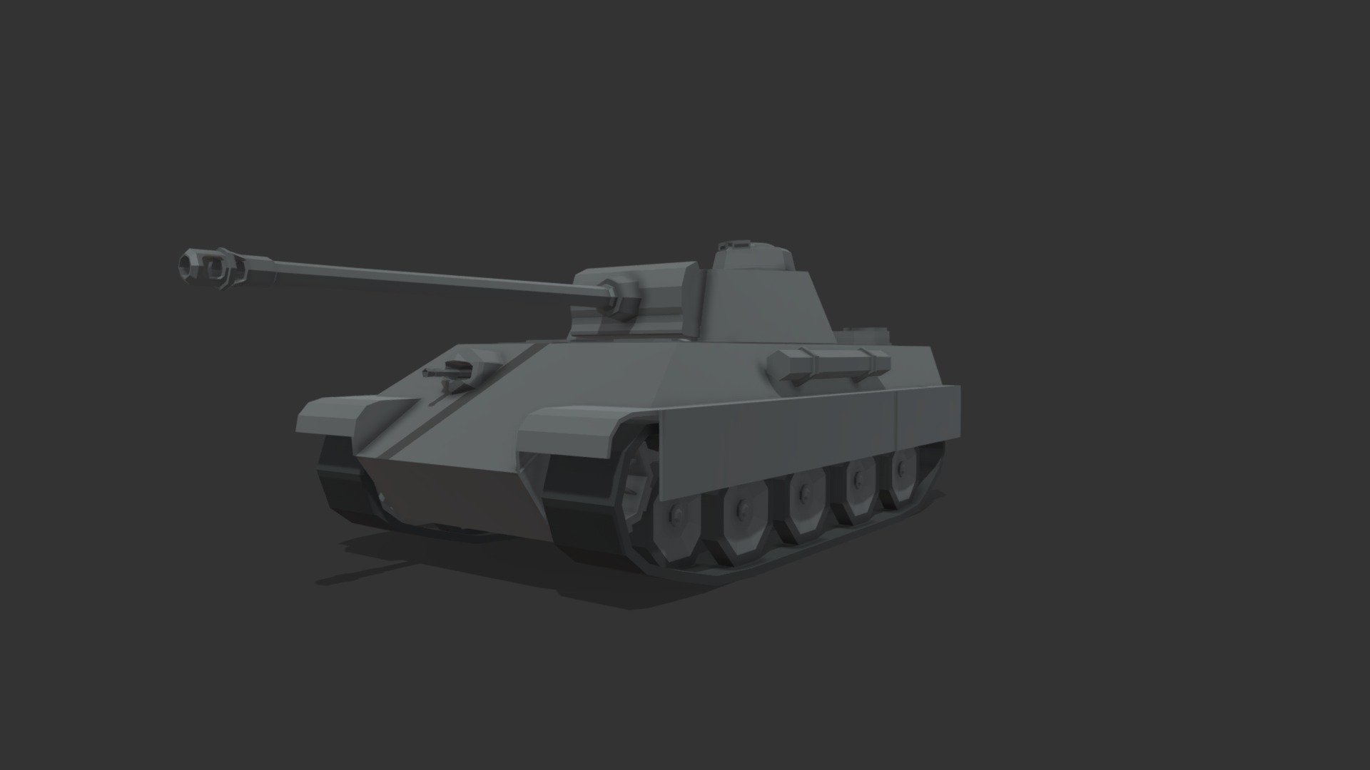 Panther G low poly - 3D model by KgDaniel [b7e0e1c] - Sketchfab