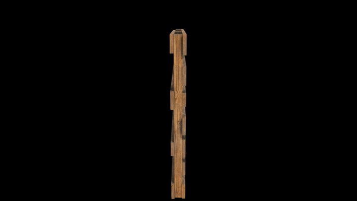 Wooden Pallet 3D Model