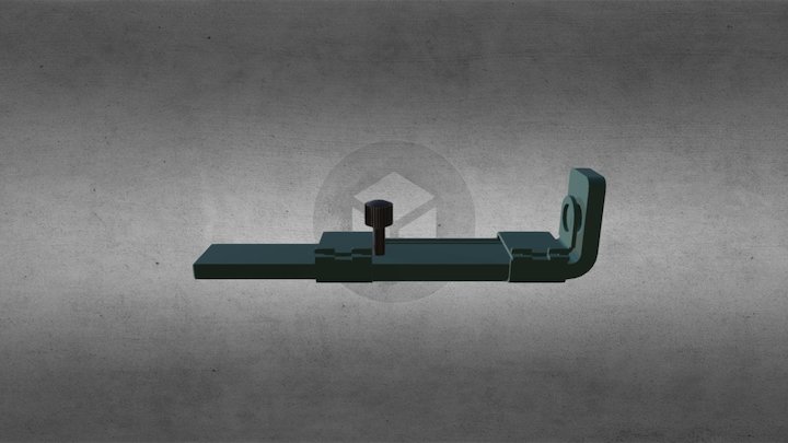 Засов ЗЩ-055 3D Model
