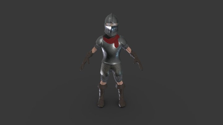 Cartoon Character 3D Model