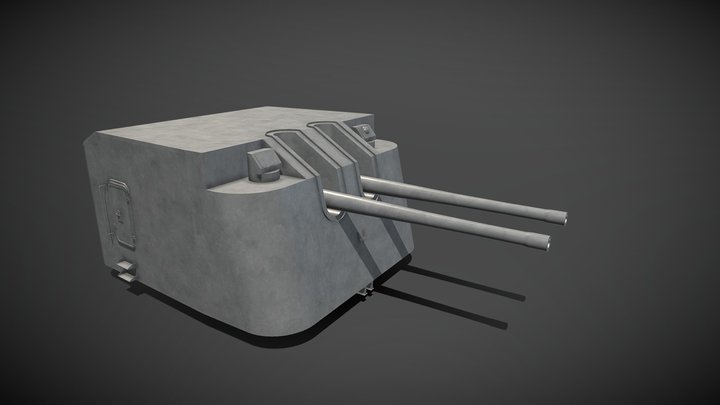 Naval-gun 3D Models - Sketchfab