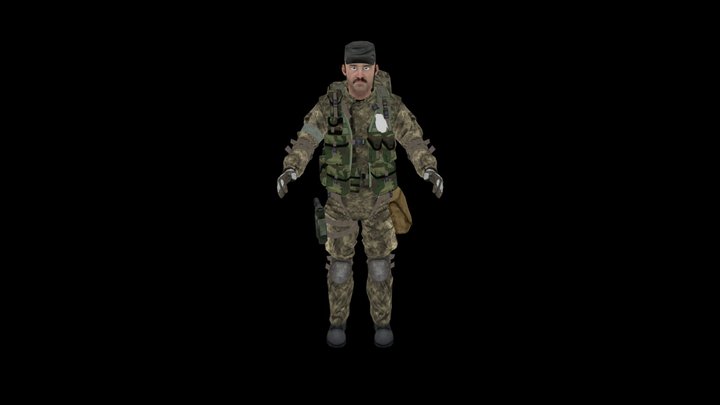 Battlefield Bad Compandy 2 US Support – Modello 3D gratuito STL
