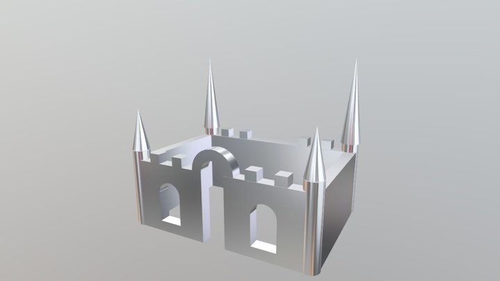 שניידר שקד טירה 3D Model
