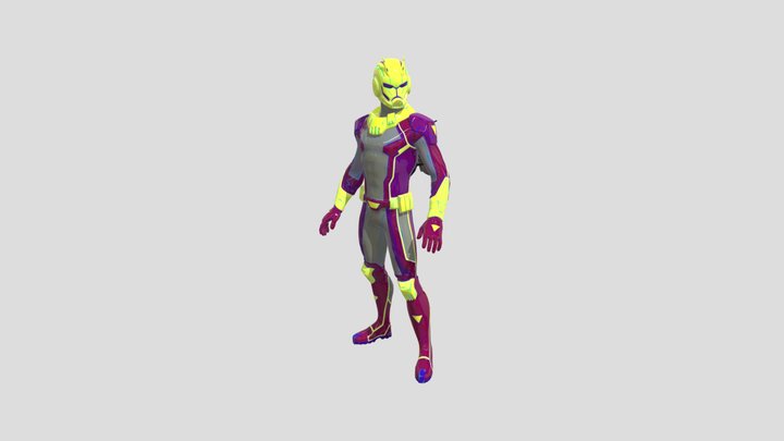 ant-man-fortnite-Marvel-CUSTOM-IT IS LIMITED 3D Model