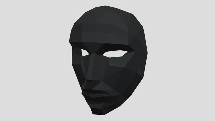 Squid Game Front Man Mask 3D Model