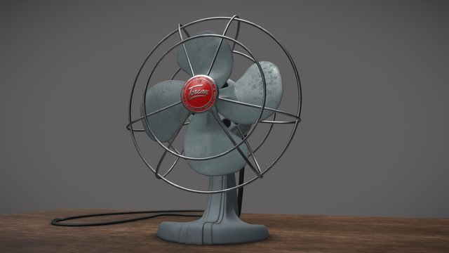 Vintage Fan 3D Model