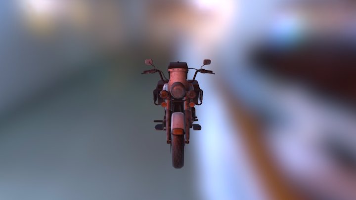 Motor Bike #3 3D Model