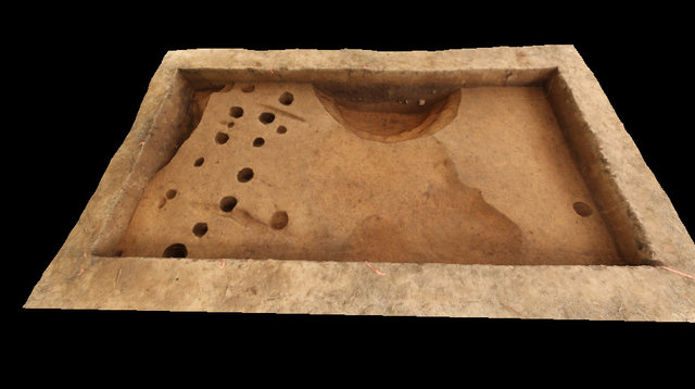 Or11 Trench With Excavated Features 3D Model