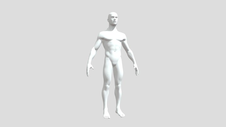 Male Character 3D Model