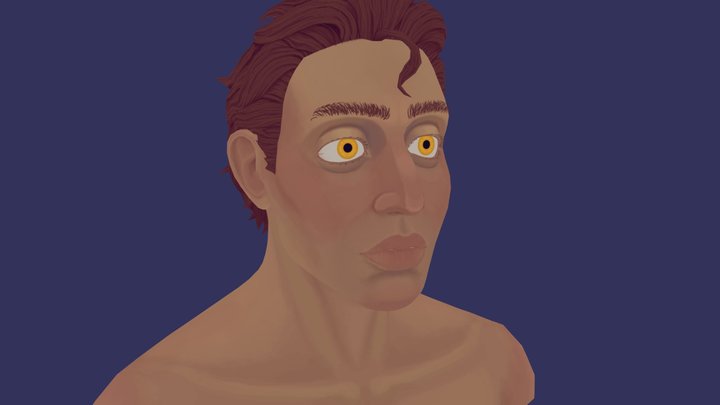 Hakon portrait 3D Model