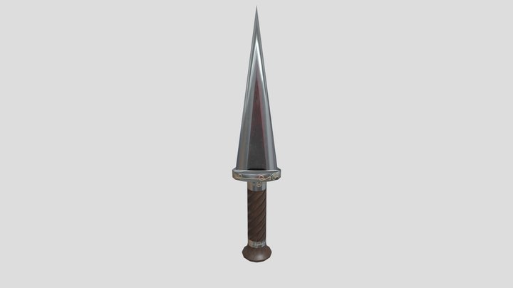 Fantasy Dagger Low Poly