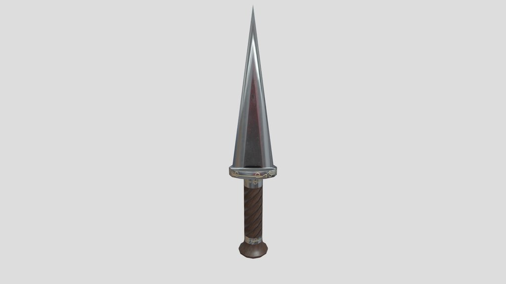 Fantasy Dagger Low Poly