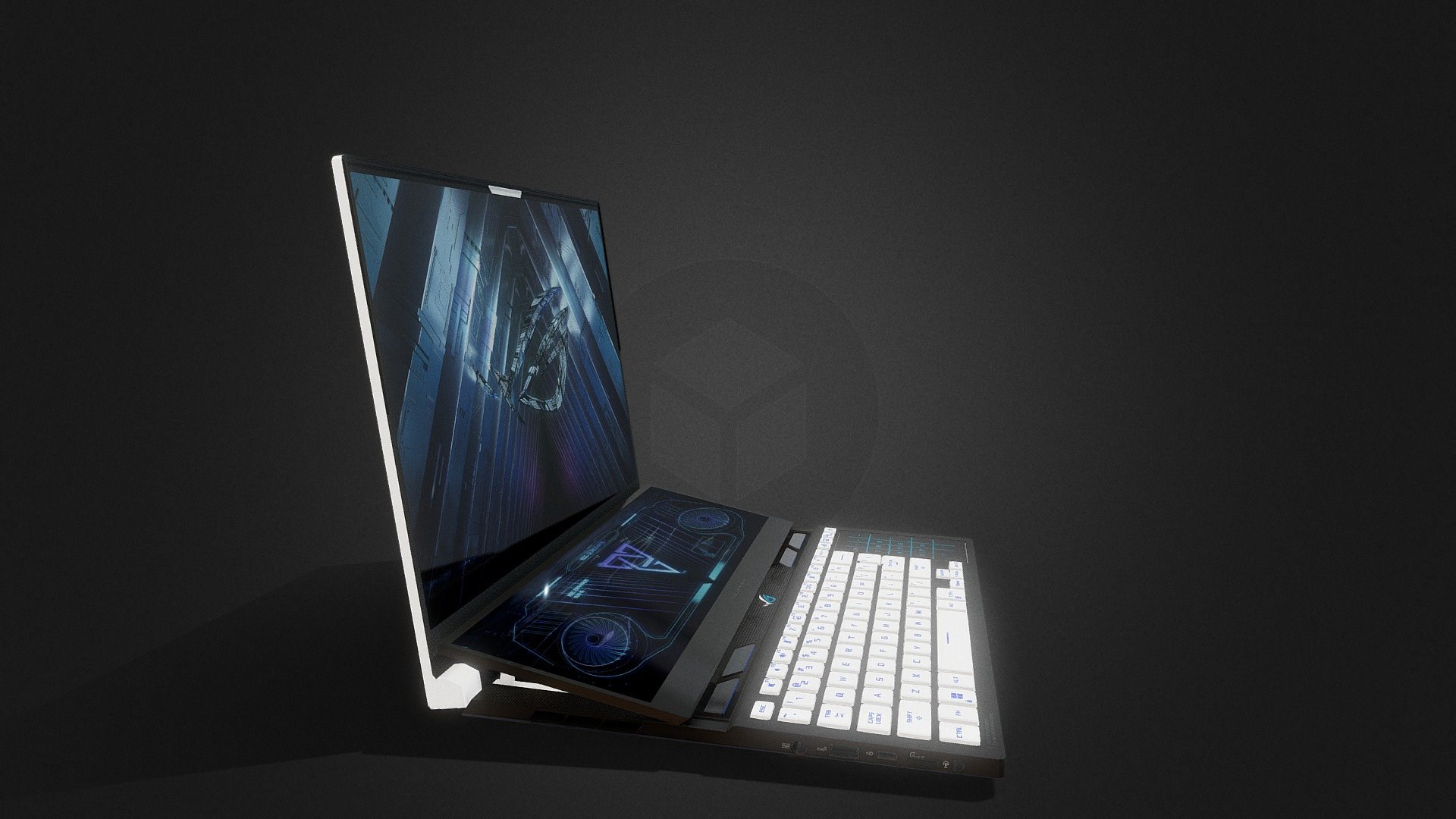 Asus ROG - Zephyrus Duo 16 — Sketchfab embed 3D viewer