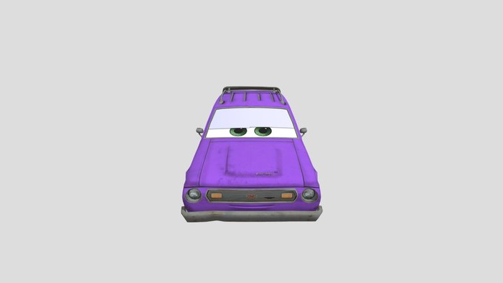 Cars 2: J. Curbly Gremlin 3D Model