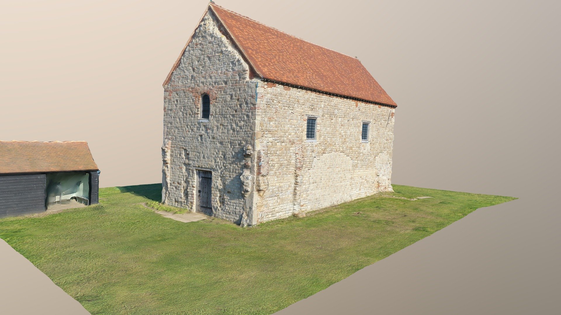 St Peter's Chapel Bradwell, Essex.