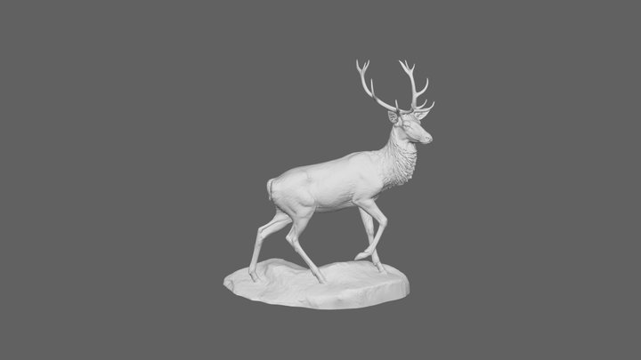 Deer 2 3D Model