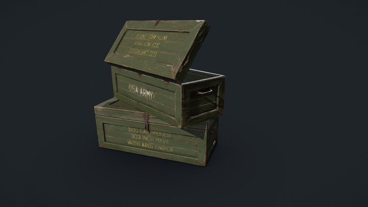 Army Box 3D Model