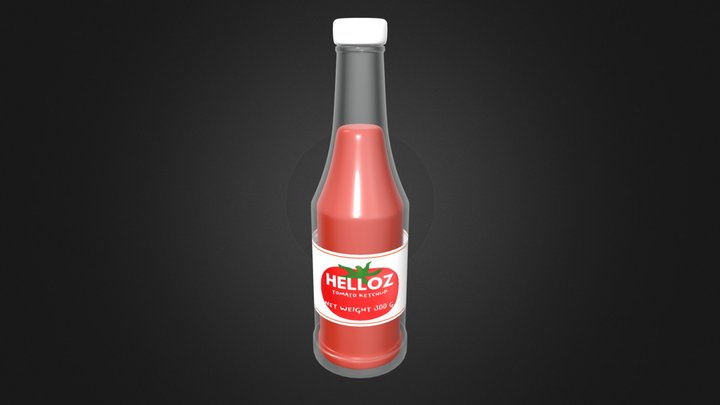 Tomato Ketchup 3D Model