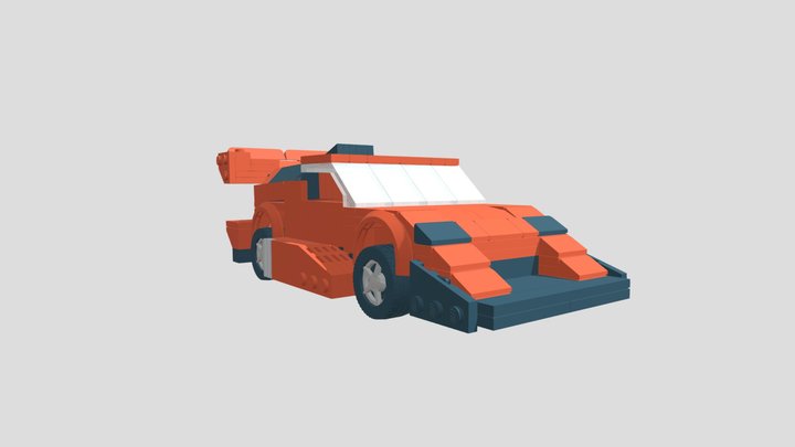 1996 Suzuki Escudo Pikes Peak Rally Car 3D Model