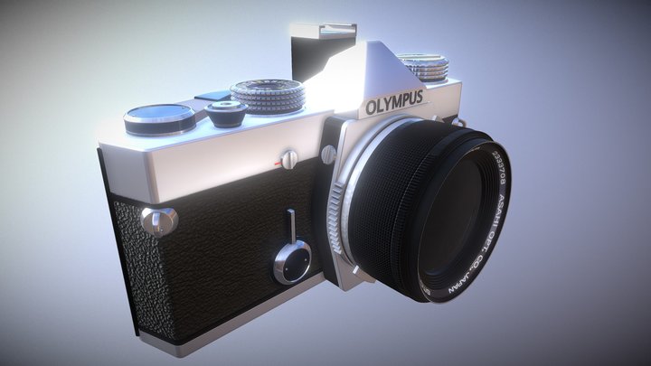 Camera Olympus OM-1 3D Model