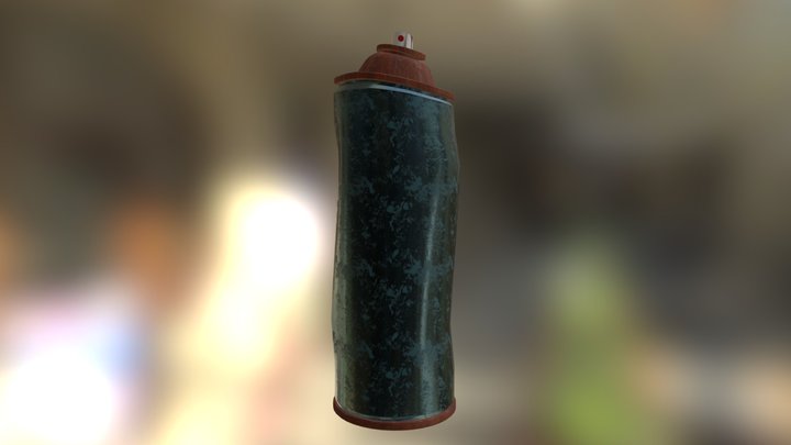 Spray Can 3D Model